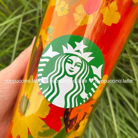 🍓SOLD OUT🌼Starbucks Summer 2 Floral Printed Lid Venti Tumblers - Picture 11 of 15